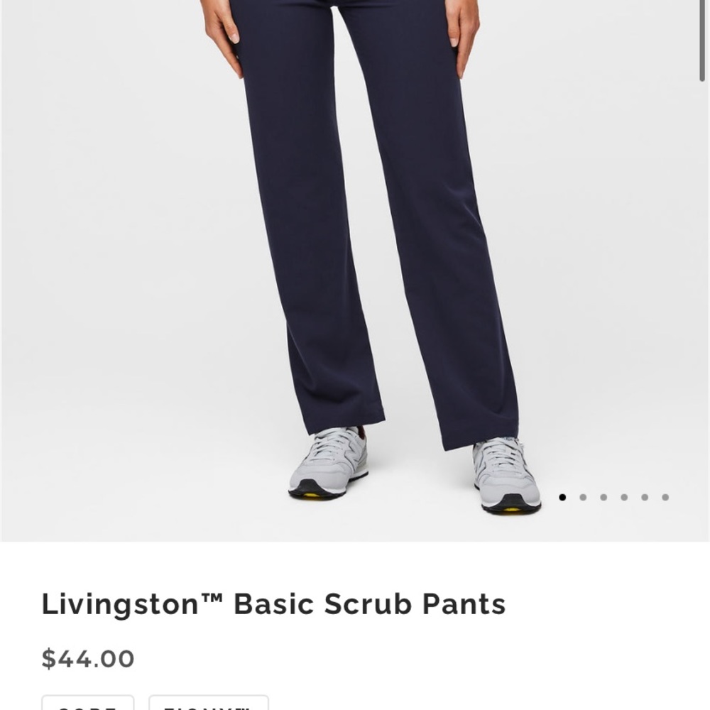 Brand new navy scrub pants never worn tags on
